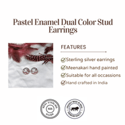 pestle-enamel-dual-color-stud-earrings